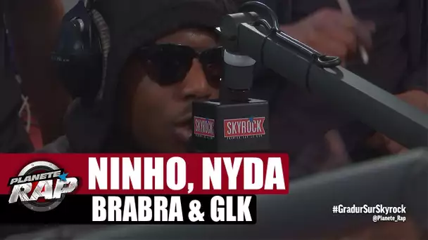 Ninho, Nyda, BraBra & GLK en freestyle #PlanèteRap