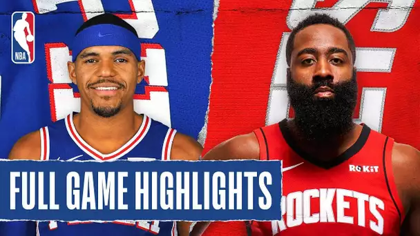76ERS at ROCKETS | FULL GAME HIGHLIGHTS | August 14, 2020