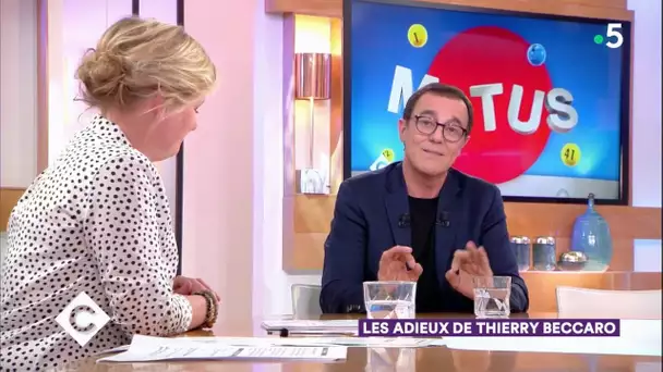 Les adieux de Thierry Beccaro - C à Vous - 08/05/2019