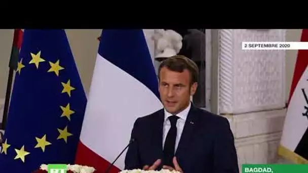 A Bagdad, Macron promet le soutien de la France à l’Irak