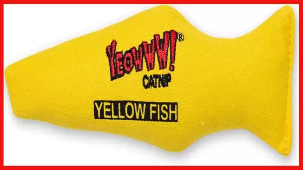Yeowww! Catnip Toy, Yellow Fish