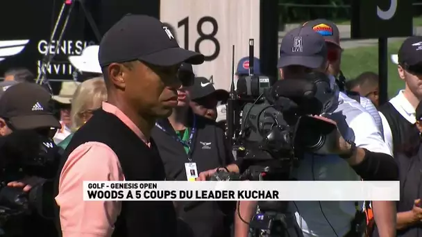 Woods à 5 coups du leader Kuchar