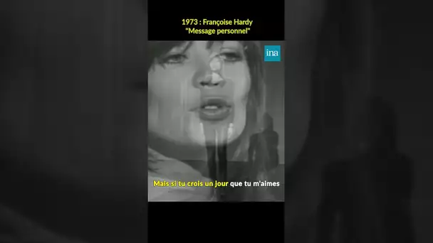 Message personnel de Françoise Hardy 💌  #INA #shorts