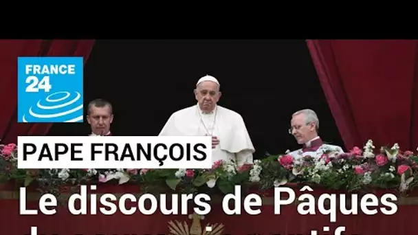 Pour Pâques, le pape appelle de nouveau à la libération des otages et à un cessez-le-feu à Gaza