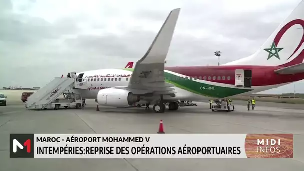 Intempéries-Aéroport Mohammed VI: reprise des opérations aéroportuaires