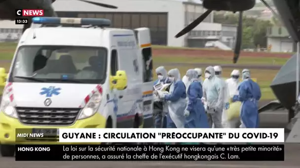 Coronavirus: circulation «préoccupante» du Covid-19 en Guyane