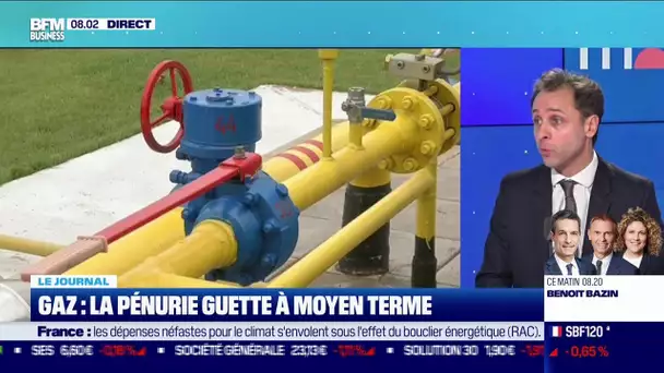 Gaz: la pénurie guette à moyen terme