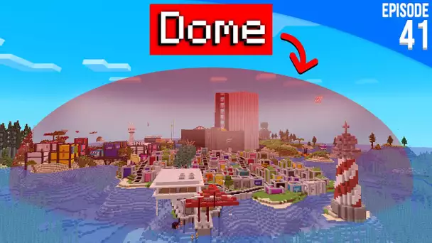 J’ai construit un dome anti-explosions sur ma ville ! - Episode 41 | Minecraft Moddé S6