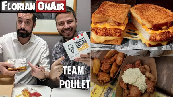 Le GRILLED CHEESE de KFC vs POULET FRIT JAPONAIS -Team Poulet- VLOG #737