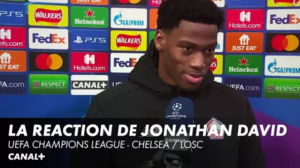 La réaction de Jonathan David - UEFA Champions League - Chelsea / LOSC