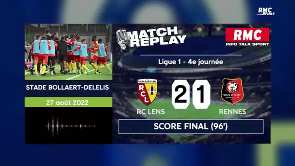 Lens 2-1 Rennes : Lens provisoirement leader de L1, le goal replay avec les commentaires RMC