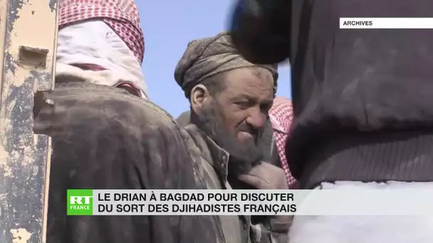 Le Drian à Bagdad pour discuter du sort des djihadistes français