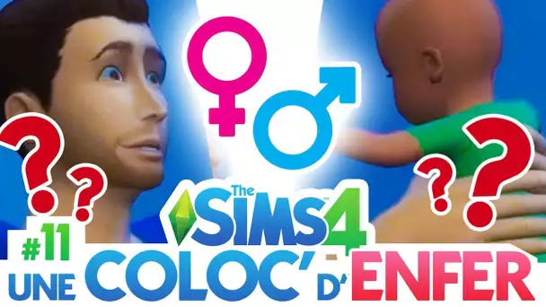 MON BÉBÉ ! GARÇON OU FILLE ? - COLOC&#039; D&#039;ENFER - EP 11 - SIMS 4