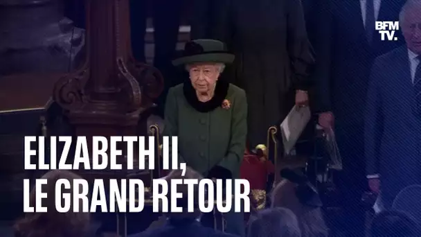 Elizabeth II: la reine fait son grand retour en public