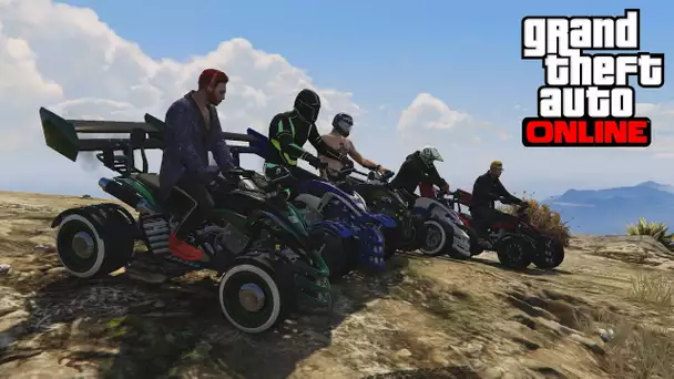 RASSEMBLEMENT EN QUAD GTA 5 ONLINE