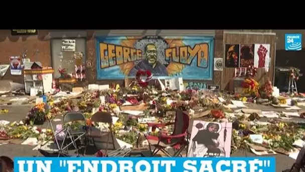 États-Unis : à Minneapolis, la rue où George Floyd est mort se transforme en mémorial