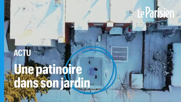 Avec le Coronavirus, les Québecois optent pour la patinoire de jardin