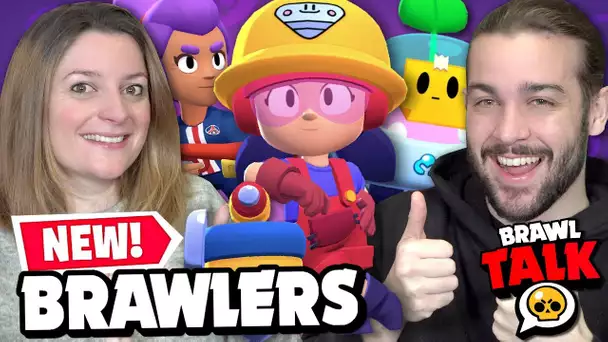 ON RÉAGIT AU NOUVEAUX BRAWLERS ET SKINS ! | BRAWL TALK MARS 2020