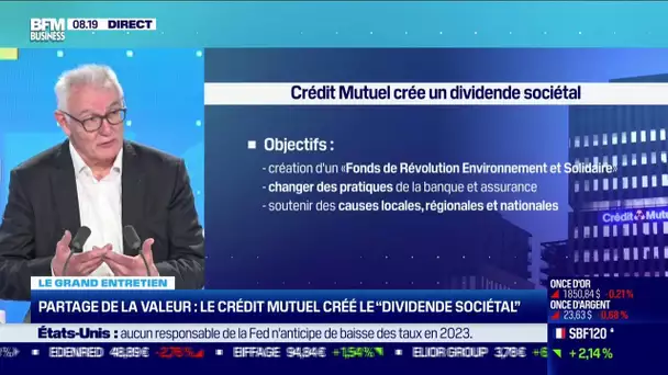 Partage de la valeur: le crédit mutuel créé le "dividende sociétal"