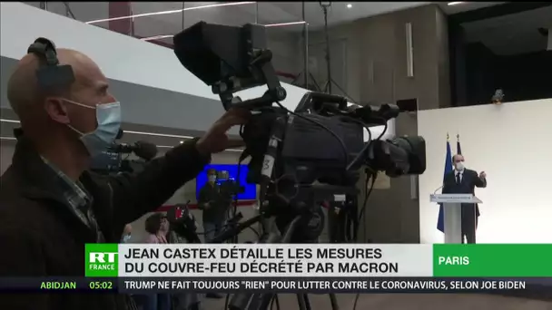 Jean Castex détaille les mesures du couvre-feu décrété par Macron