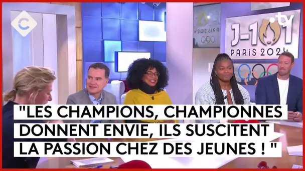 Les souvenirs en or de nos champions des JO - C à Vous - 16/04/2024