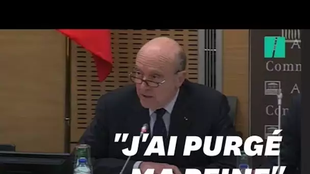 Alain Juppé demande "le droit à l’oubli" devant les députés après sa condamnation