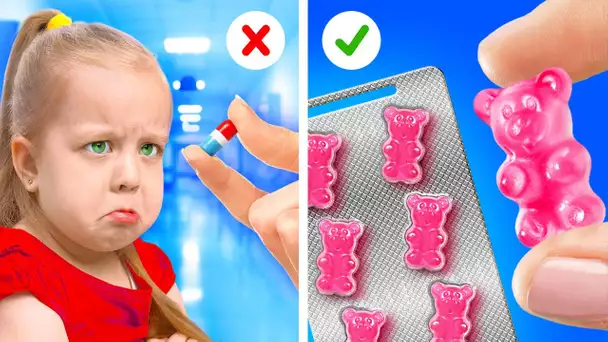 ENFANTS VS DOCTEUR 👩‍⚕💉 || TOUS LES PARENTS DEVRAIENT CONNAÎTRE CES ASTUCES PRÉCIEUSES