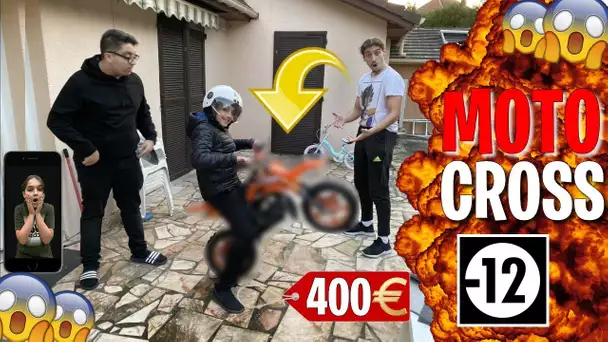 J’OFFRE MA MOTO CROSS A CET ENFANT DE 12 ANS !! 😱😱