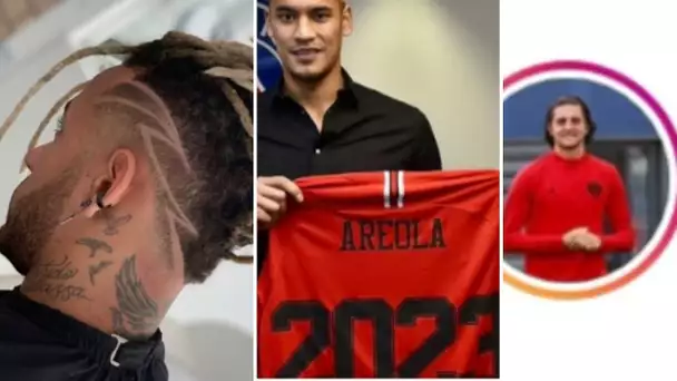 Nouvelle coiffure Neymar! Rabiot felicite Areola pour sa prolongation au Psg/ garcia om, fabregas