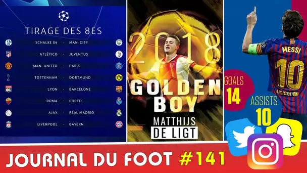 Ligue des Champions : MU-PSG et OL-BARÇA en huitièmes ! DE LIGT succède à MBAPPÉ, MESSI en feu !