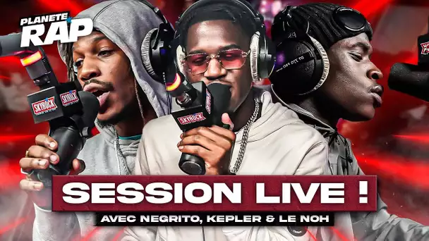 SESSION FREESTYLE avec Negrito, Kepler & Le Noh ! #PlanèteRap