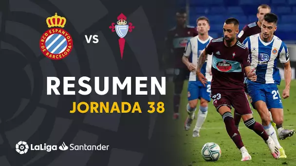 Resumen de RCD Espanyol vs RC Celta (0-0)