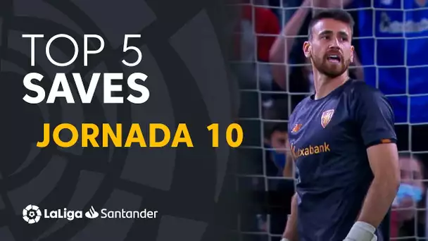 LaLiga TOP 5 Paradas Jornada 10 LaLiga Santander 2021/2022