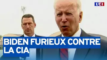 Biden furieux contre la CIA