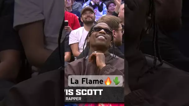 Travis Scott Is In The Building At The Clippers Game! 🤩🔥| #Shorts