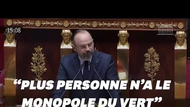 Édouard Philippe défend sa conversion écologique devant l'Assemblée nationale