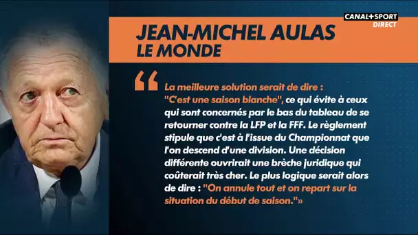La proposition de Jean-Michel Aulas pour la fin de saison de Ligue 1