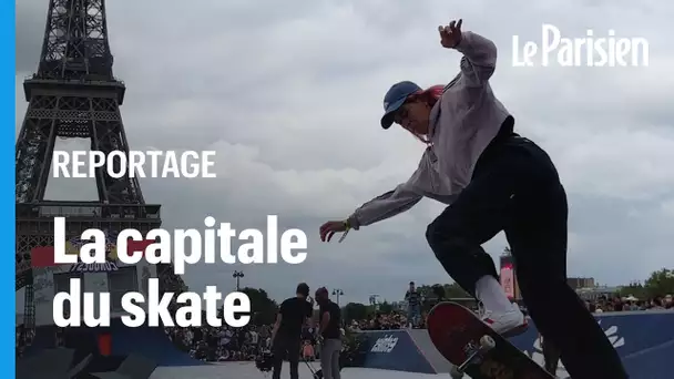 Paris : l'élite mondiale du skate réunie au Trocadéro