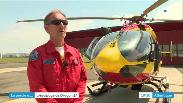 La parole à Philippe Brieux, pilote de Dragon 17, hélicoptère (sauvetage en mer) à La Rochelle
