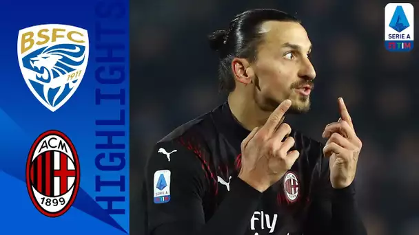 Brescia 0-1 Milan | Rebic-gol firma una  vittoria preziosa! | Serie A TIM