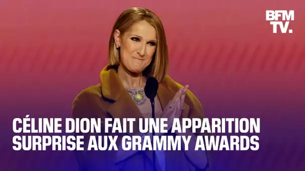 L'apparition surprise de Céline sur la scène des Grammy Awards