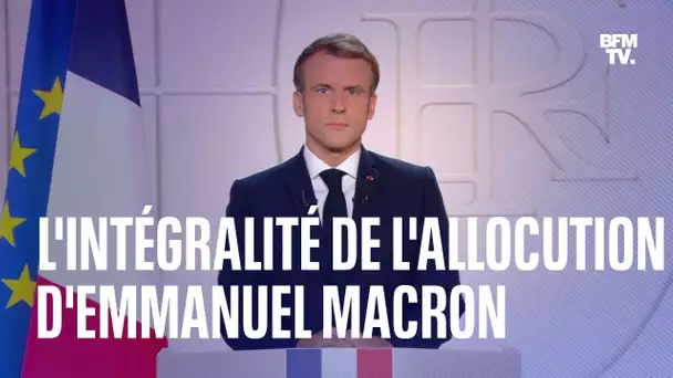 Covid-19, réformes... L'allocution d'Emmanuel Macron en intégralité