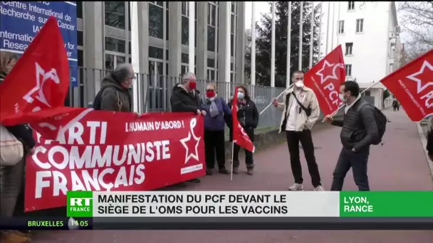 A Lyon, le PCF réclame «que les brevets des vaccins soient rendus publics»