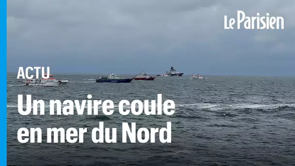 Collision entre deux cargos en mer du Nord : un mort et quatre disparus