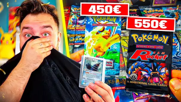 ( 1000 EUROS ) EXTREMEMENT RARE ! OUVERTURE 2 BOOSTER TEAM ROCKET EDITION 1 & BOOSTER POKEMON EX FR