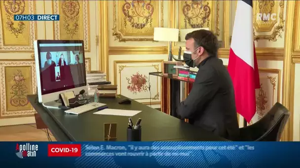 Déconfinement : Emmanuel Macron affine le calendrier lors d’une visioconférence