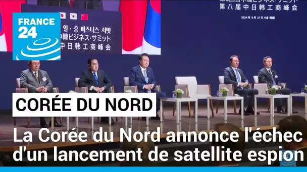 La Corée du Nord annonce l'échec d'un lancement de satellite espion • FRANCE 24