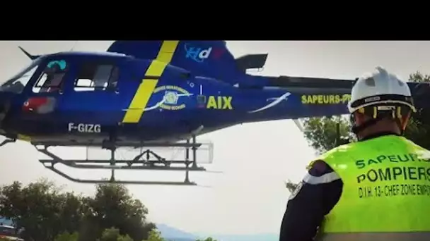 L'hélico est un sérieux atout pour les pompiers du maquis
