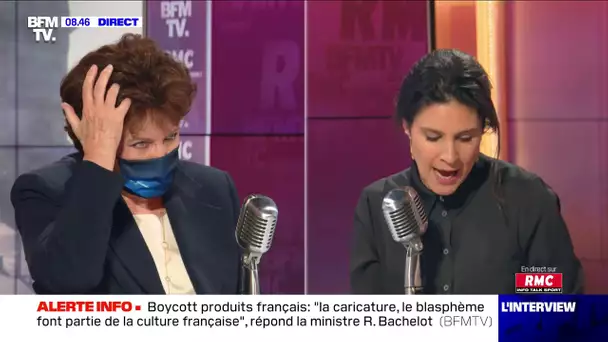 Roselyne Bachelot face à Apolline de Malherbe en direct