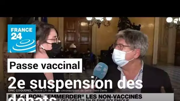 Passe vaccinal : deuxième suspension des débats à l'Assemblée nationale • FRANCE 24